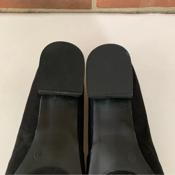 Journee Collection Womens Justine Black Slip On Block Heel Loafers Size US 9 M - Picture 7 of 9